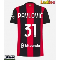 AC Milan Strahinja Pavlovic #31 Replica Home Shirt Ladies 2026-27 Short Sleeve